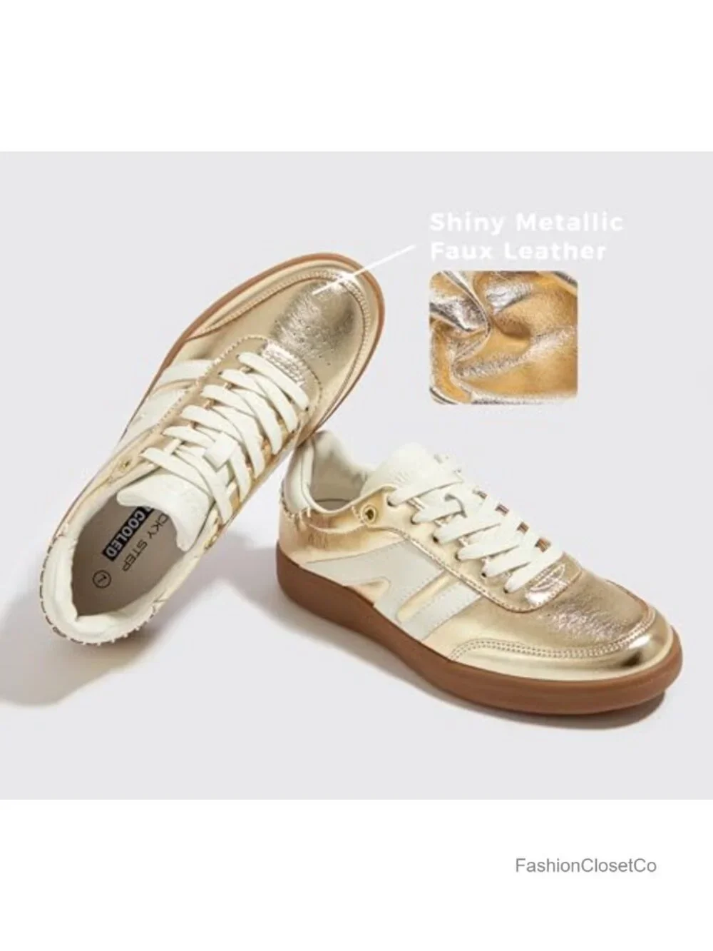 Retro Gum Sole Sneakers Genuine Leather Suede Lace-Up